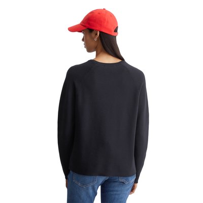Pull-over en maille fine DfC regular avec mini-structure MARC O’POLO DENIM