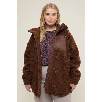 Veste en polaire bouclée, oversized, capuche STUDIO UNTOLD