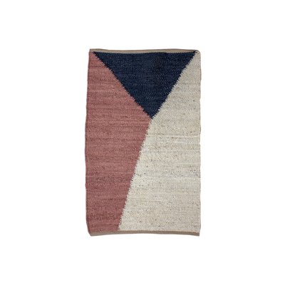 Tapis en jute et brique NOW'S HOME