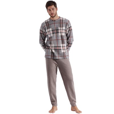 Pyjama pantalon et haut manches longues Tartan ADMAS