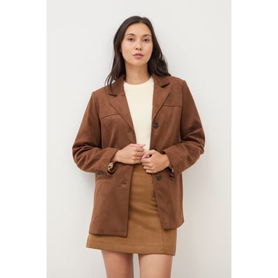 Blazer col tailleur manches longues BONOBO