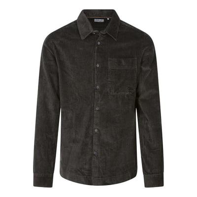 Chemise en coton camel unie coupe regular fit avec un col à revers TEDDY SMITH