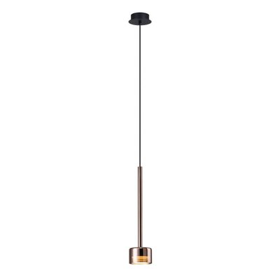 Suspension Led 1 Lampe Tonic verre Cuivré MILLUMINE