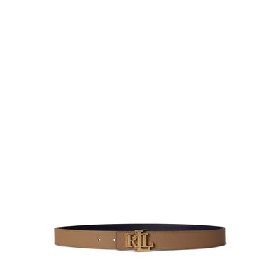 Ceinture large réversible en cuir grainé LAUREN RALPH LAUREN