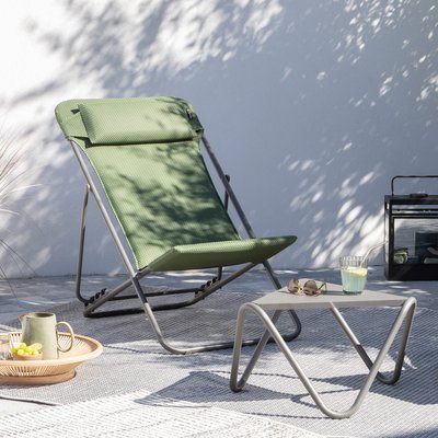 Transat pliant avec têtière - MAXI TRANSAT + LAFUMA MOBILIER