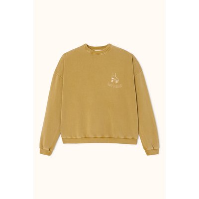 Sweatshirt RIYA mit Rundhalsausschnitt und Aufschrift, Loose-Fit APACHES COLLECTIONS