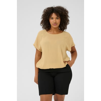 Blouse à manches courtes coupe ample KAFFE CURVE