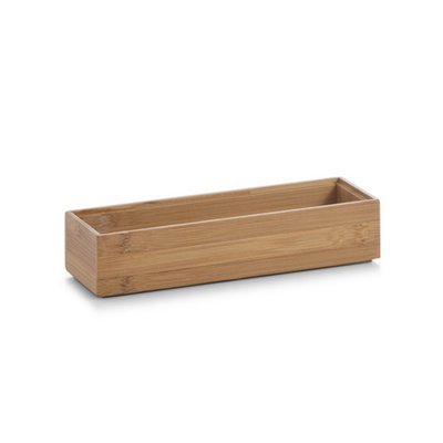 Boîte rangement bois bambou ZELLER PRESENT