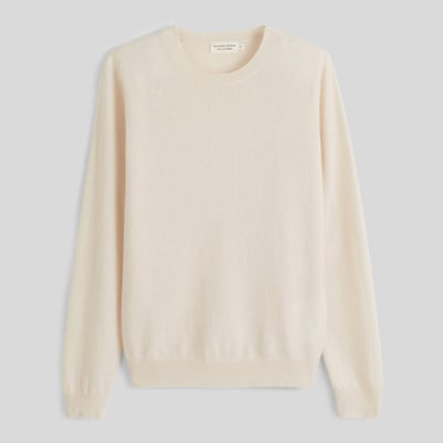 Pull uni col rond en 100% cachemire MONOPRIX