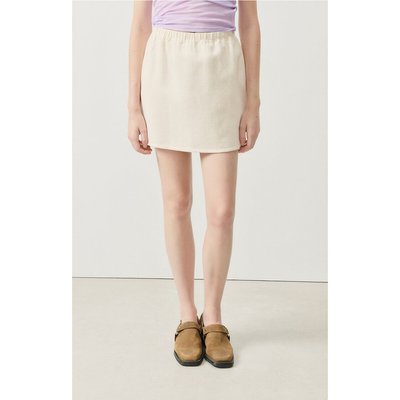 Mini jupe droite, taille élastiquée, AFAZ AMERICAN VINTAGE