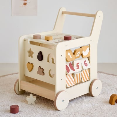 Chariot de marche en bois «Étoile» ETOILE PETITE AMELIE