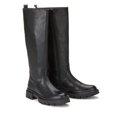 Lederstiefel mit Profilsohle LA REDOUTE COLLECTIONS