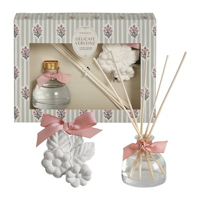 Coffret diffuseur de parfum et décor - Délicate Verveine MATHILDE M