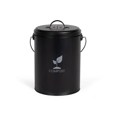 Seau à compost de cuisine 6 L LIVOO
