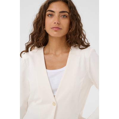 Blazer Blanc Femme HOSS - Taille 38 (UK 8) - Occasion Très Bon état - Coton