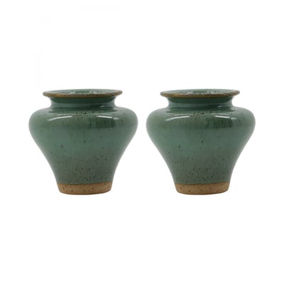 Lot de 2 vases en grès Kolo HOUSE DOCTOR