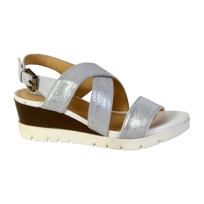 Sandales Cuir Compensées D Marykarmen P.b GEOX