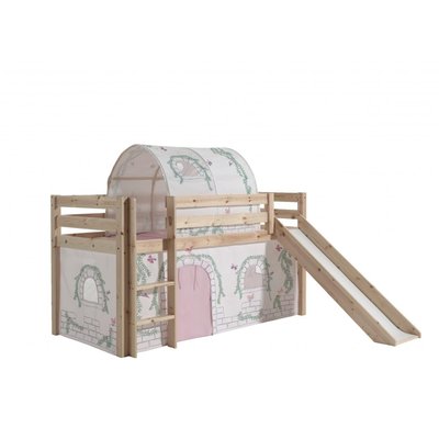 Lit Compact avec Toboggan + Rideau de lit BIRDY + Tunnel de lit BIRDY VIPACK