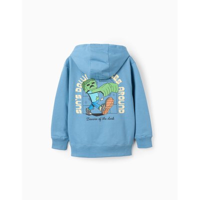Sweat en Coton à Capuche Minecraft ZIPPY