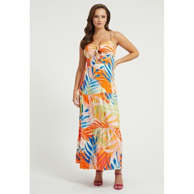 Robe imprimé tropical femme 2025