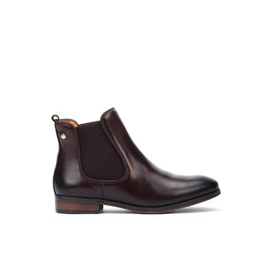 Bottines rouges plates La Redoute