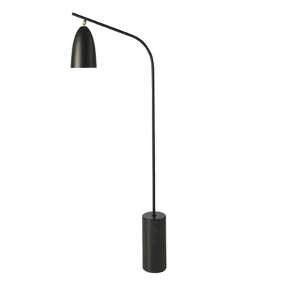 Lampadaire en marbre et acier ANGEL CERDA