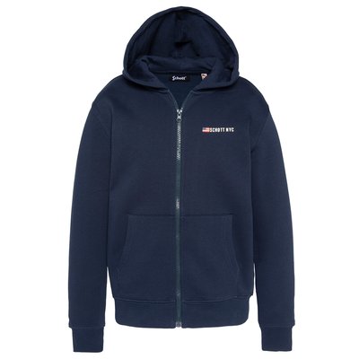 Sweatshirt à capuche zippé enfant SCHOTT