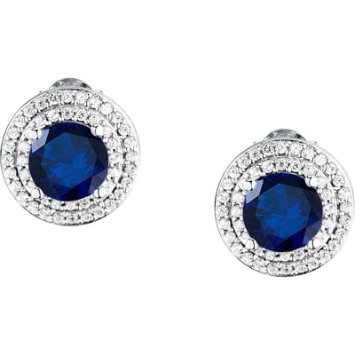 Boucles d'oreilles en Zircon/zircons Cubiques/argent 925/1000 Recyclé et Zircon MORELLATO
