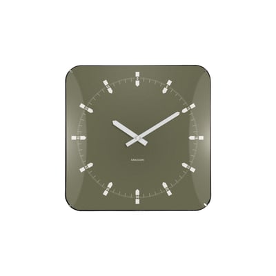 Horloge Murale Plastique SUCINTO DOME SQUARE KARLSSON