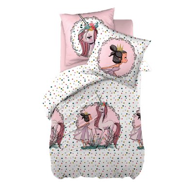 Parure Housse de couette Pegase le licorne magique EDEN