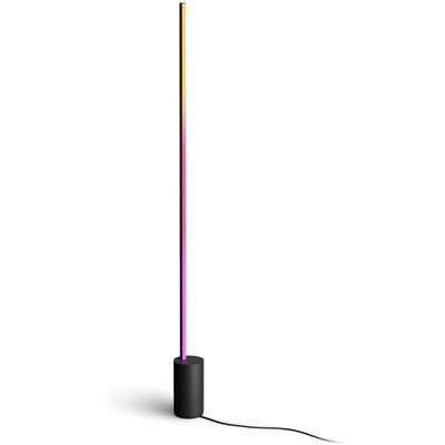 Lampadaire HUE W&C Gradient Sign noir PHILIPS