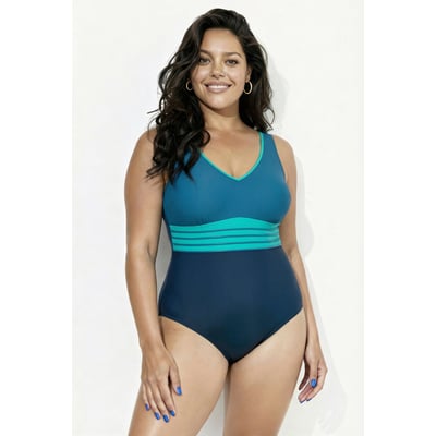 Maillot de bain à bonnets souples. Décolleté ULLA POPKEN