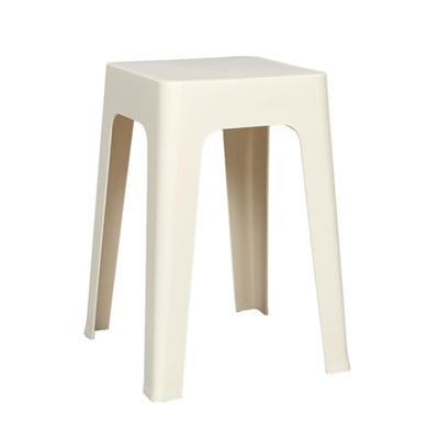 Tabouret Empilable Coloris Crème DECORATIE