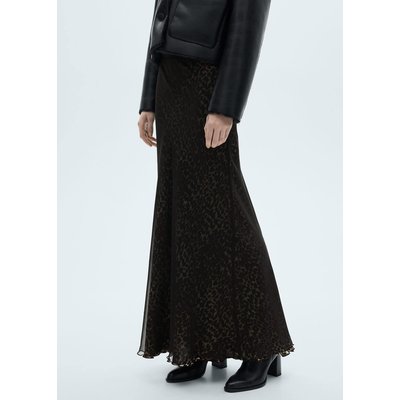 Jupe évasée léopard MANGO
