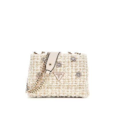 Sac À Bandoulière Everlee Tweed GUESS