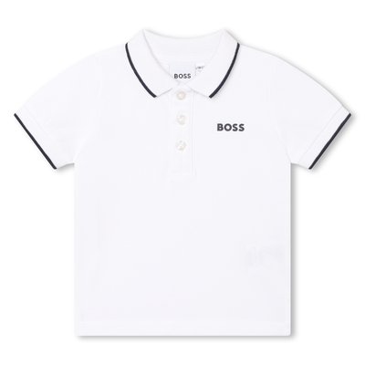 Polo manches courtes en coton BOSS KIDSWEAR