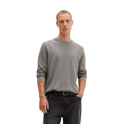 Pull-over regular en piqué de coton bio MARC O'POLO