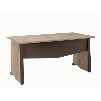 Bureau style industriel avec voile de fond L140 cm - Fabrication Française CALICOSY