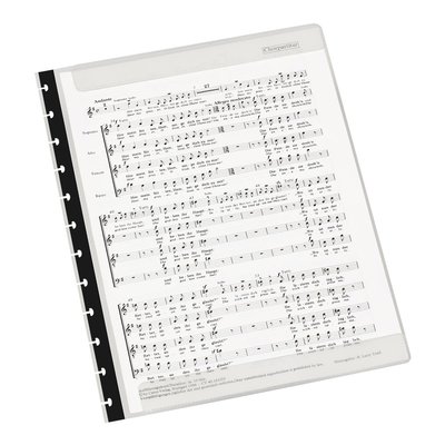 Lot de 10 pochettes détachables et repositionnables spéciales partitions ALLEGRO VIQUEL