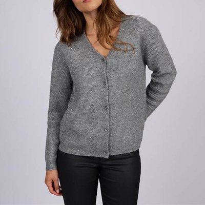 Cardigan détail fil textile MISE AU GREEN