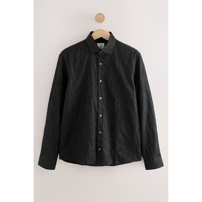 Chemise brodée à manches longues 100 % coton NEXT