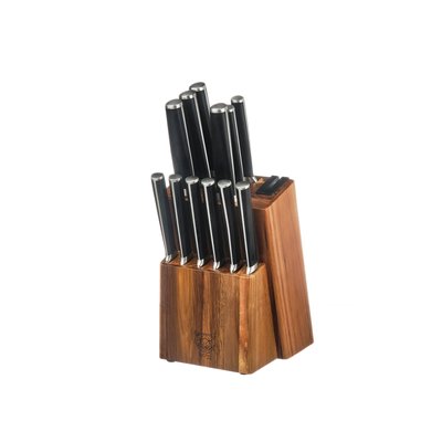 Lot de 14 couteaux de cuisine en inox, NUDE BJORN