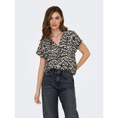 Blouse encolure V, manches courtes JDY
