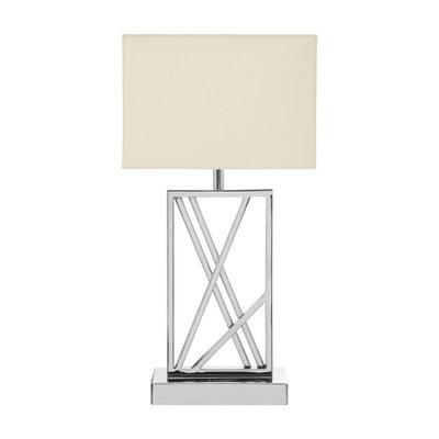 Stainless Steel Abstract Rectangular Table Lamp SO'HOME