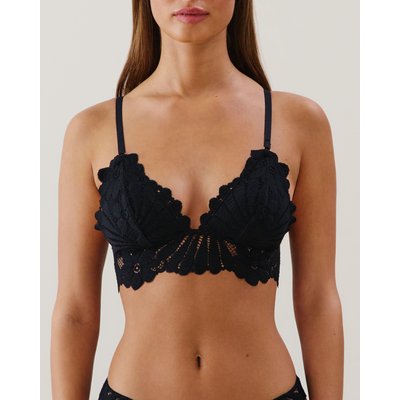 Soutien-gorge triangle en dentelle noir BREWIZ UNDIZ