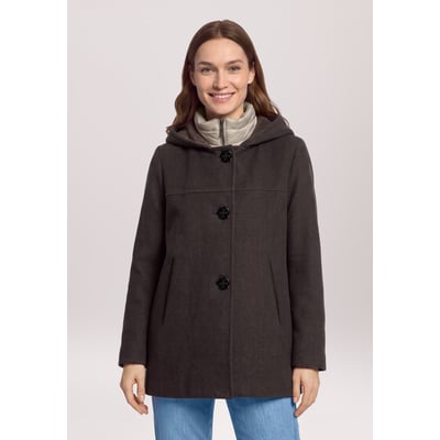 Veste en laine à capuche GIL BRET