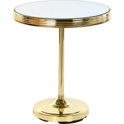 Bout de canapé en laiton, miroir, Glam RECOLLECTION