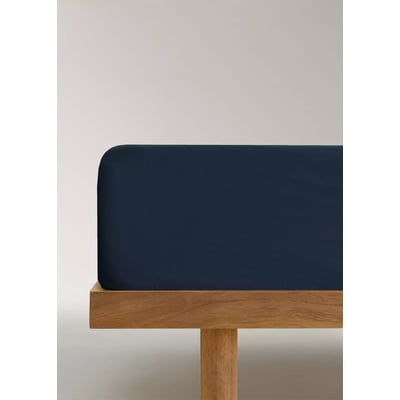 Drap-housse 100 % coton popeline Lit 135/140 cm MANGO HOME