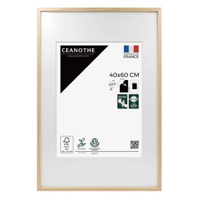 Cadre Photo Avec Passe-partout 40x60 Cm Chêne ALBA CEANOTHE