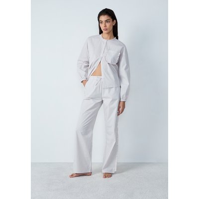 Pantalon de pyjama en coton coupe droite à rayures POETY ETAM